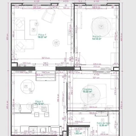 アパート Cosy Eden - T3 - Parc Des Expositions - Stationnement Gratuit *